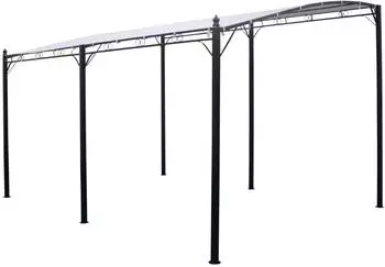 PRIMASTER Ersatzdach f&uuml;r Anbaupavillon Panama 300x400cm, wei&szlig;