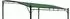 DEGAMO Mantova Ersatzdach PVC-beschichtet 300x250cm dunkelgrün (63513)