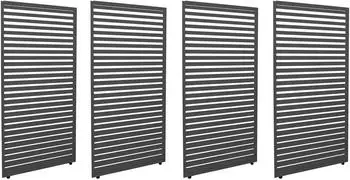 MCW Pergola L46 Aluminium-Paneele 4er-Set 204x369cm, anthrazit (MCW-L46)