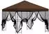 vidaXL Gartenpavillon mit Seitenwänden 3x3m, braun (900348)