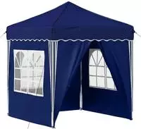 vidaXL Pop-up Partyzelt 195 x 195 x 245 cm Blau Oxford-Stoff