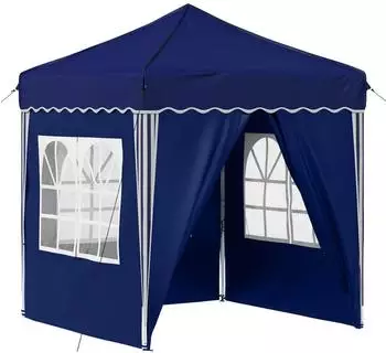 vidaXL Pop-up Partyzelt 195x195x245cm blau Oxford-Stoff