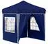 vidaXL Pop-up Partyzelt 195x195x245cm blau Oxford-Stoff