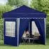 vidaXL Pop-up Partyzelt 195x195x245cm blau Oxford-Stoff