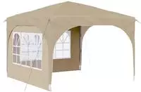 vidaXL Pop-up Partyzelt 290 x 290 x 245 cm Creme