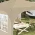 vidaXL Pop-up Partyzelt 290x290x245cm, creme