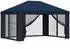 vidaXL Gartenpavillon mit Seitenwänden 4x3m blau (900391)