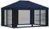vidaXL Gartenpavillon mit Seitenwänden 4x3m blau (900391)