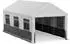 Blumfeldt PartyHaven Pavillon 3x6m, Stahlrahmen, weiß (598x296x280cm)