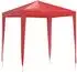 vidaXL Party-Zelt 200x200x240cm, PE und Stahl, rot