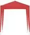 vidaXL Party-Zelt 200x200x240cm, PE und Stahl, rot