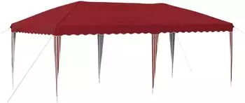 vidaXL Pop-up Partyzelt 575x290x245cm bordeauxrot