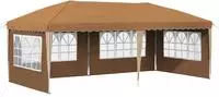 vidaXL Pop-up Partyzelt 575 x 289 x 245 cm Beige
