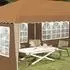 vidaXL Pop-up Partyzelt 575x289x245cm, beige