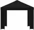 vidaXL Pavillon 3x3m Polyester 190gsm schwarz (900358)