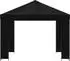 vidaXL Pavillon 3x3m Polyester 190gsm schwarz (900358)