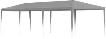 vidaXL Partyzelt 900x300x255cm PE und Stahl hellgrau (42032991)
