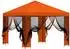 vidaXL Gartenpavillon mit Seitenwänden 3x3m, orange