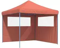 vidaXL Party-Zelt 292 x 292 x 315 cm Terrakotta Oxford-Stoff