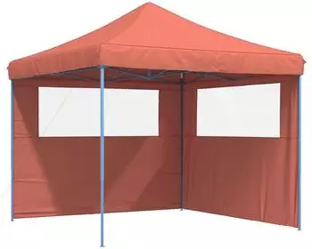 vidaXL Party-Zelt Oxford-Stoff, terrakotta, 292x292x315cm