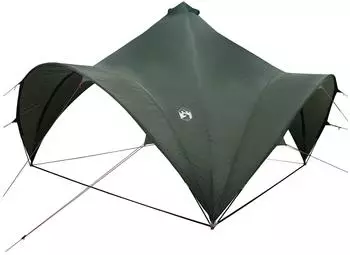 vidaXL Kuppelzelt 400x400x320cm, Polyester/Stahl, armeegr&uuml;n (42028618)