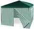 VCM Pavillon 3x3m PE-Plane 110g/m² grün mit 4 Seitenteilen