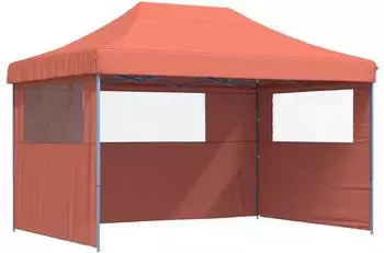 vidaXL Partyzelt 279x410x315cm Oxford-Stoff terrakotta