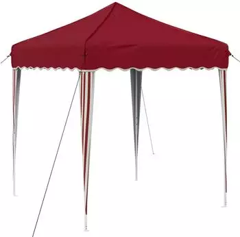 vidaXL Pop-up Partyzelt 195x195x245cm bordeauxrot Oxford-Stoff (42019719)