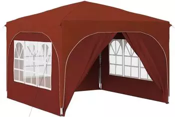 vidaXL Pop-up Partyzelt 290x290x245cm terrakotta