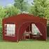 vidaXL Pop-up Partyzelt 290x290x245cm terrakotta