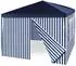 VCM Pavillon PE blau 3x3m mit 4 Seitenteilen