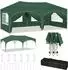 Woltu Faltpavillon 3x6m mit Seitenteilen, wasserdicht, grün (W0UETT0062)