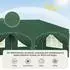 Woltu Faltpavillon 3x6m mit Seitenteilen, wasserdicht, grün (W0UETT0062)