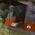 vidaXL Kuppelzelt 10 Personen, grau/orange (42017450)