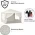 Woltu Faltpavillon Pop-Up 3x3m, beige, wasserdicht (PVL0001be)