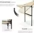 TecTake Grillpavillon Maracaibo mit Markise, wetterfest, UV-Schutz, 316x150x250cm, sandfarben