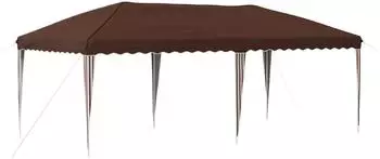vidaXL Pop-up Partyzelt 575x290x245cm, braun