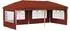 vidaXL Pop-up-Partyzelt 575x289x245cm 210D Oxford terrakotta