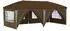 vidaXL Pop-up Partyzelt 575x288x245cm, taupe (42019806)