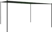 vidaXL Pavillon 4 x 3,98 x 2,67 m Gr&uuml;n Polyester und Stahl