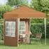 vidaXL Pop-up Partyzelt 195x195x245cm Oxford-Stoff beige