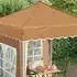 vidaXL Pop-up Partyzelt 195x195x245cm Oxford-Stoff beige