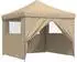 vidaXL Party-Zelt 292x292x315cm, beige, Oxford-Stoff
