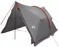 vidaXL Wasserdichter Pavillon Grau und Orange