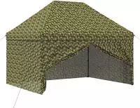 vidaXL Zelt mit 4 Seitenw&auml;nden 2,95 x 4,1 m Army Tarnung