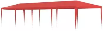 vidaXL Partyzelt 1200x300x255cm PE und Stahl, rot (42032992)