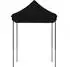 vidaXL Partyzelt 200x200x306cm schwarz, Oxford-Stoff