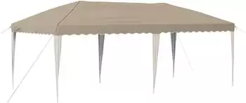 vidaXL Pop-up Partyzelt 575x290x245cm, creme