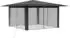 vidaXL Pavillon mit 4 Seitenwänden 4x4m, hellgrau/anthrazit (42036822)