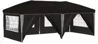 vidaXL Pop-up Partyzelt 575 x 288 x 245 cm Schwarz